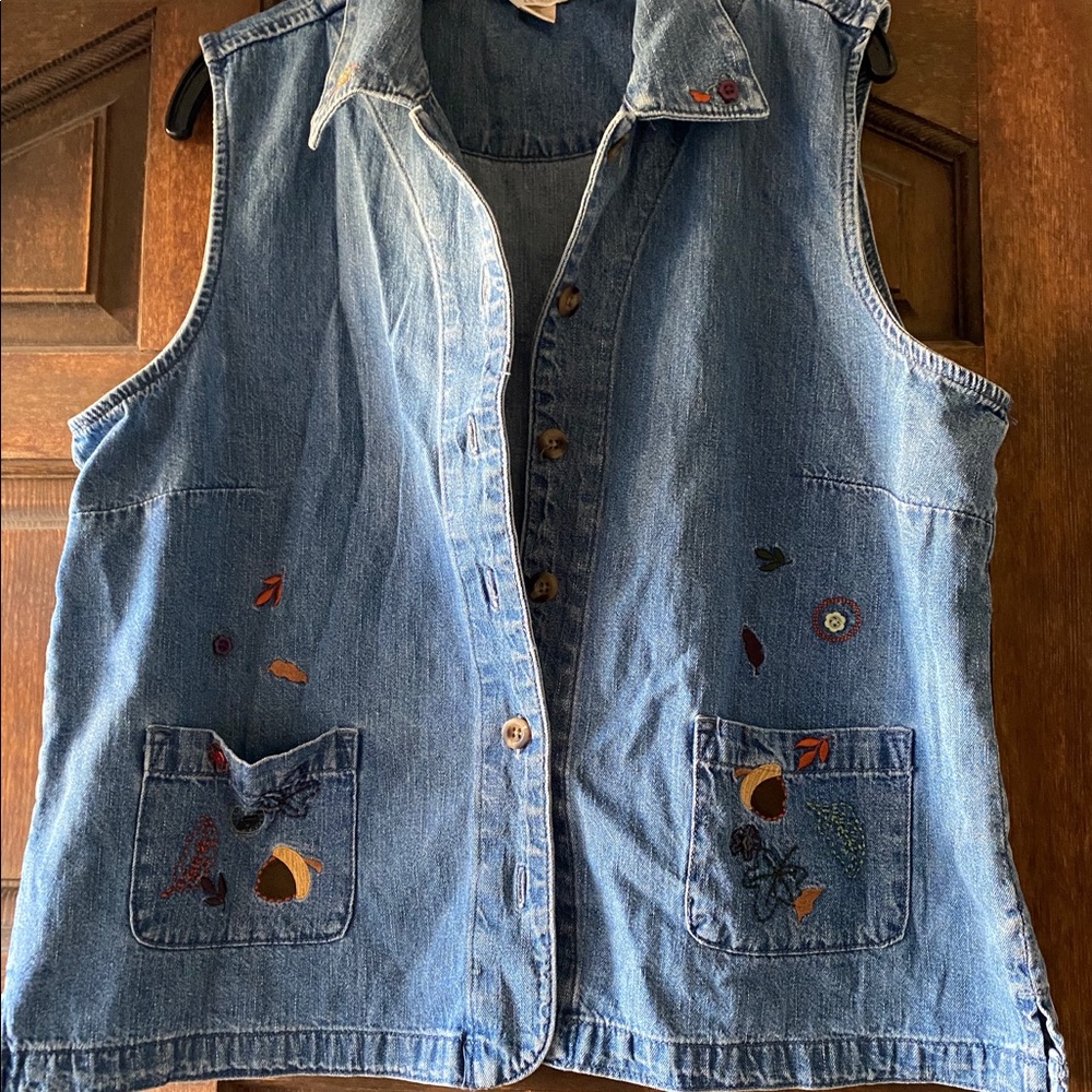 Denim vest